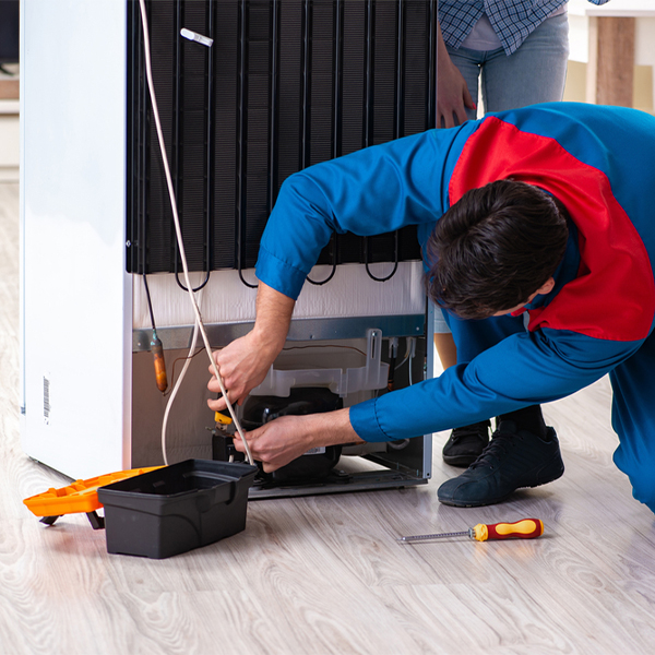 how long does it usually take to repair a refrigerator in Overton